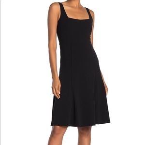 NWT CALVIN KLEIN square neck fit and flare dress